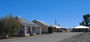 Typical Karoo cottages in Fraserburg