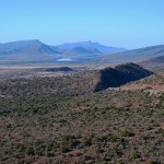 View towards Graaff-Reinet from the Oudeberg Mountain Pass