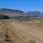 Road towards Cradock from the Summit of the Buffelshoek Mountain Pass