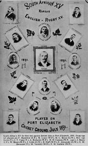 1891 Springbok Rugby Team