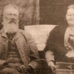 Jan Vorster photographed with his wife