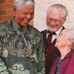 President Nelson Mandela, Carel Boshoff & Betsie Verwoerd at Orania