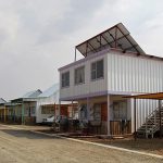 Shipping Container housing in Orania